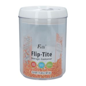 Felli Flip-Tite Storage Container Clear 47oz